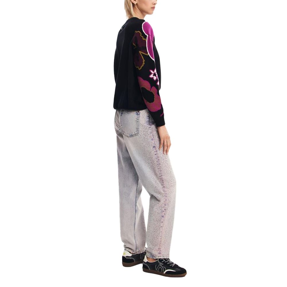 Desigual Schwarzer Polyamid-Pullover