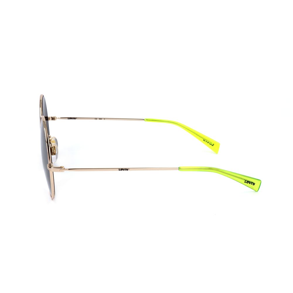 Levi's Gold-Edelstahl-Sonnenbrille