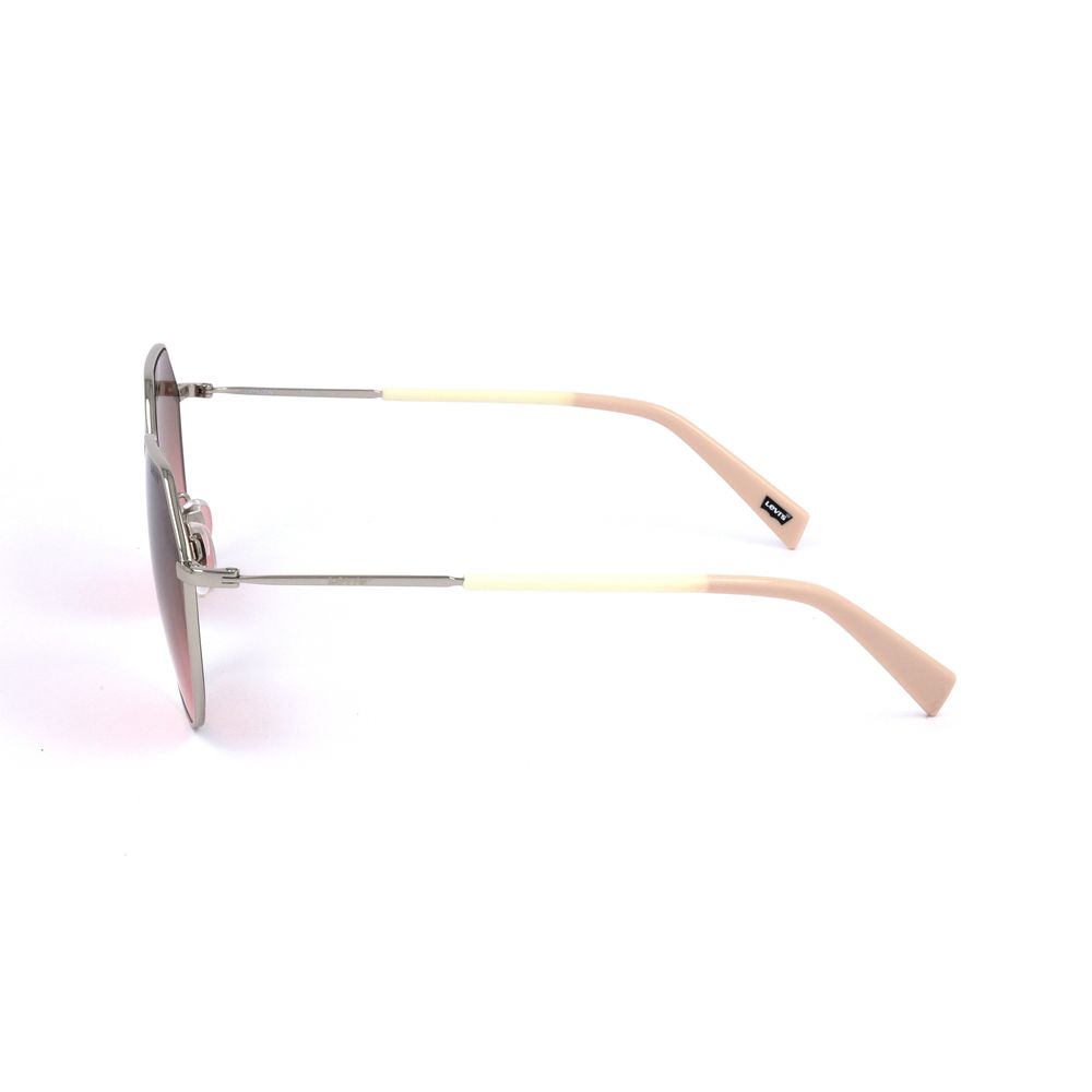 Levi's Gold-Edelstahl-Sonnenbrille