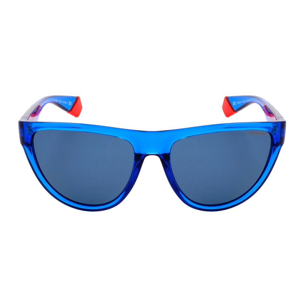 Polaroid Blaue Kunstharz-Sonnenbrille