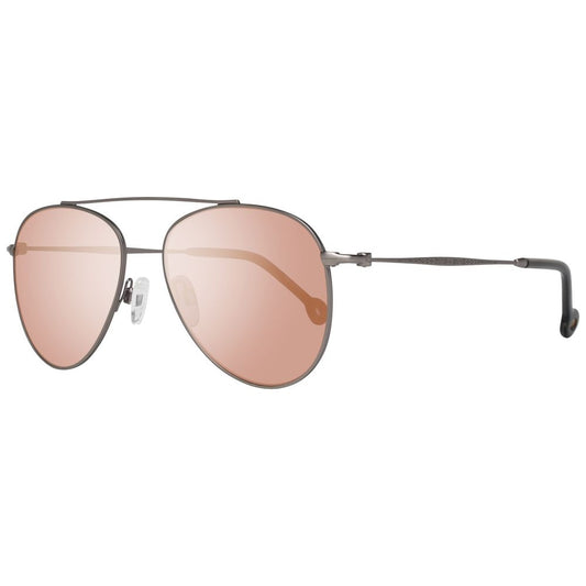 Hally&Son Graue Metall-Sonnenbrille