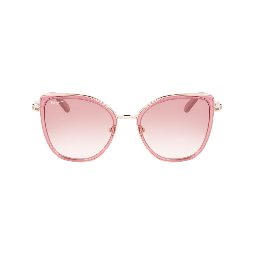 Ferragamo Multicolor Metall-Sonnenbrille
