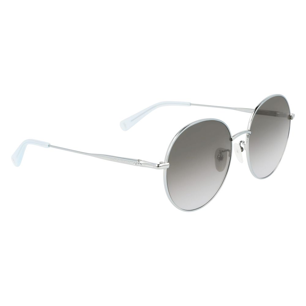 Longchamp Blaue Metall-Sonnenbrille