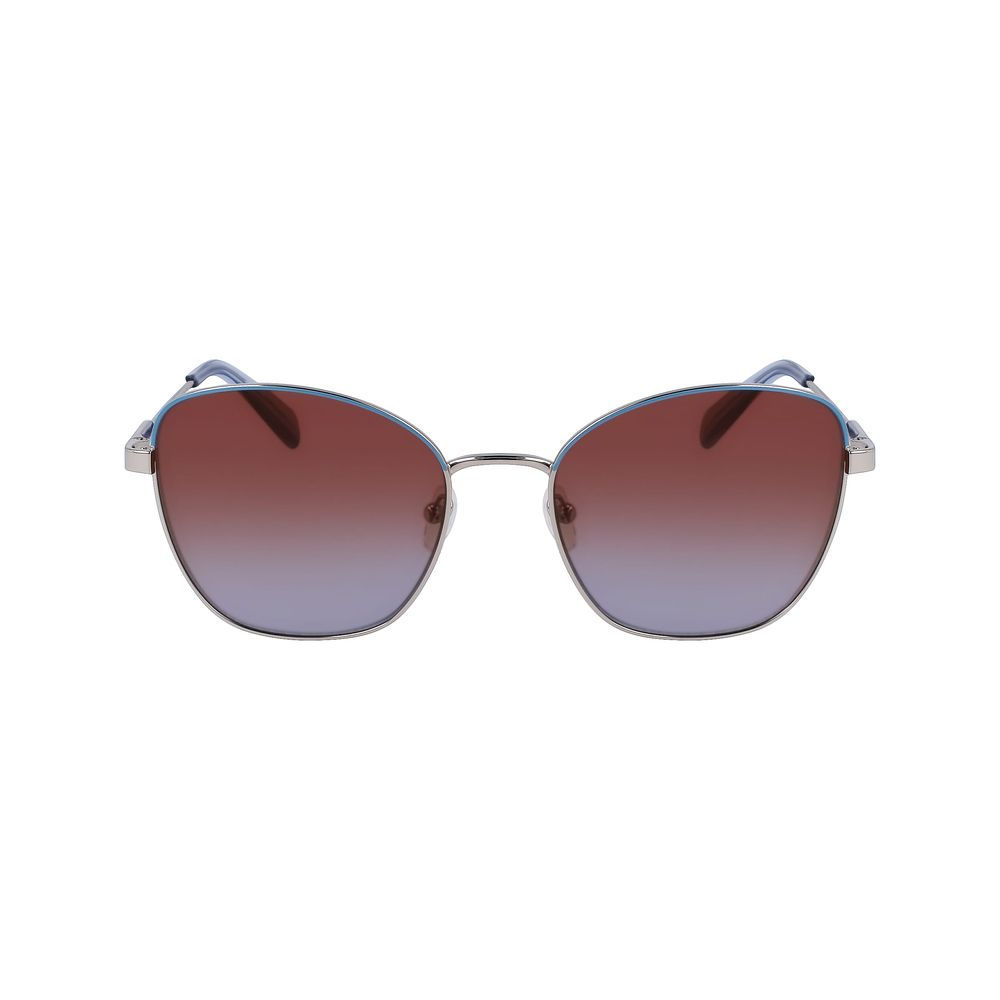 Longchamp Graue Metall-Sonnenbrille