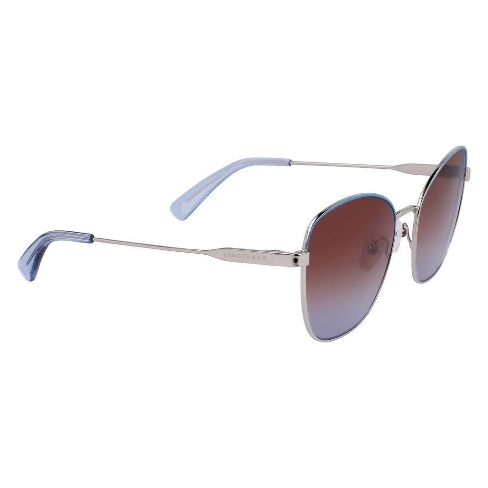 Longchamp Graue Metall-Sonnenbrille