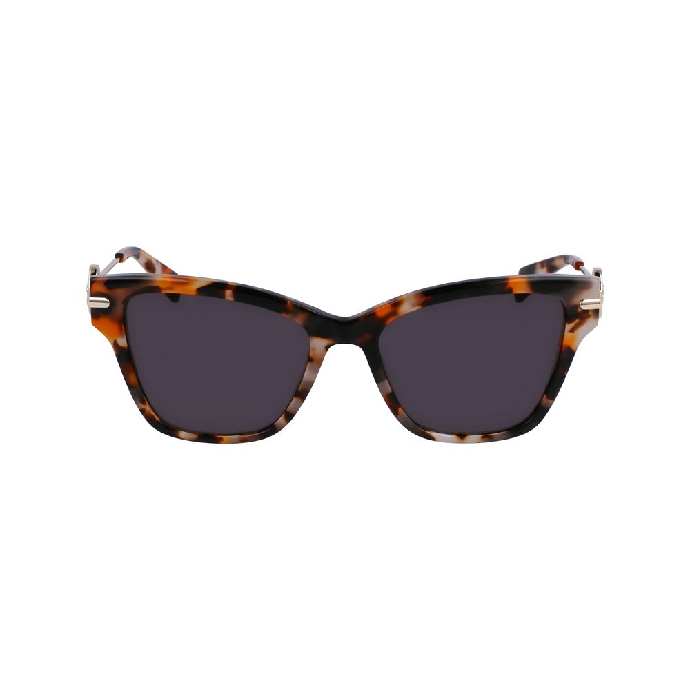 Longchamp Braune Acetat-Sonnenbrille