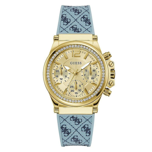 Guess Synthetische Blaue Armbanduhr