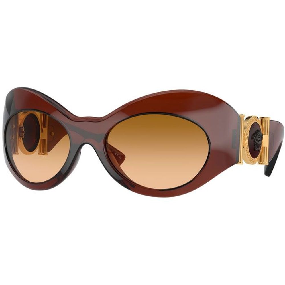 Versace Braune Acetat-Sonnenbrille