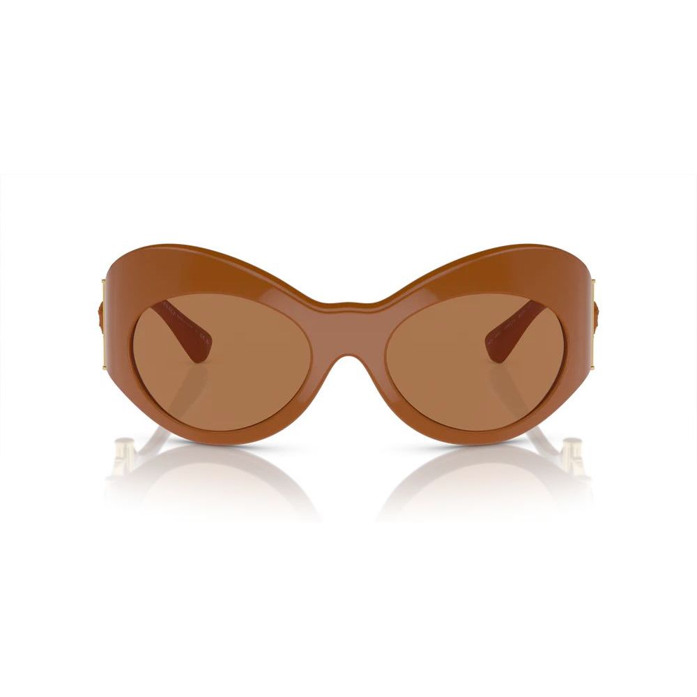 Versace Braune Acetat-Sonnenbrille