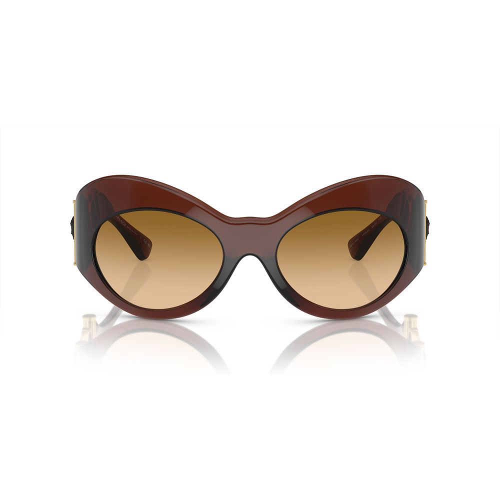 Versace Braune Acetat-Sonnenbrille