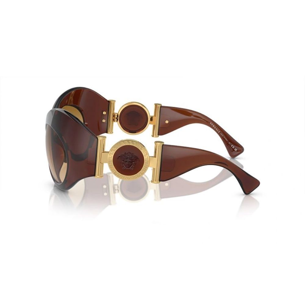 Versace Braune Acetat-Sonnenbrille
