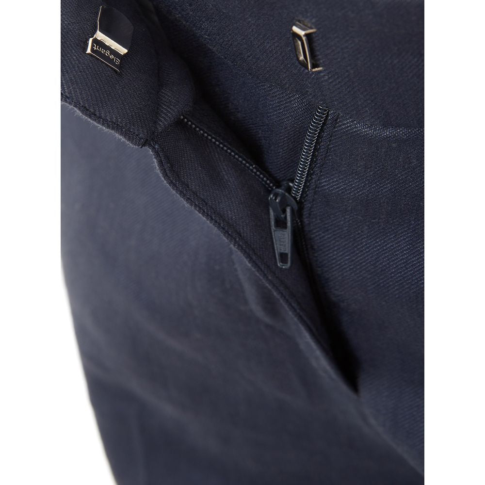 Lardini Schicke blaue Leinenhosen