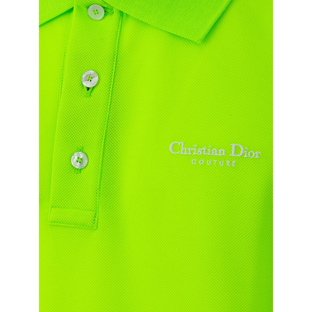 Dior Grünes Baumwoll-Poloshirt