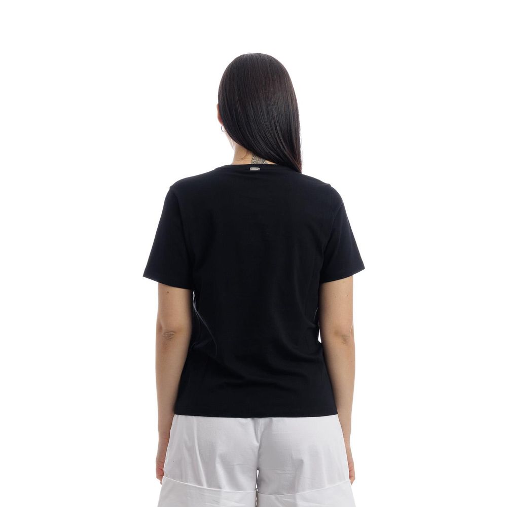 Herno Schwarze Baumwolle Tops & T-Shirt