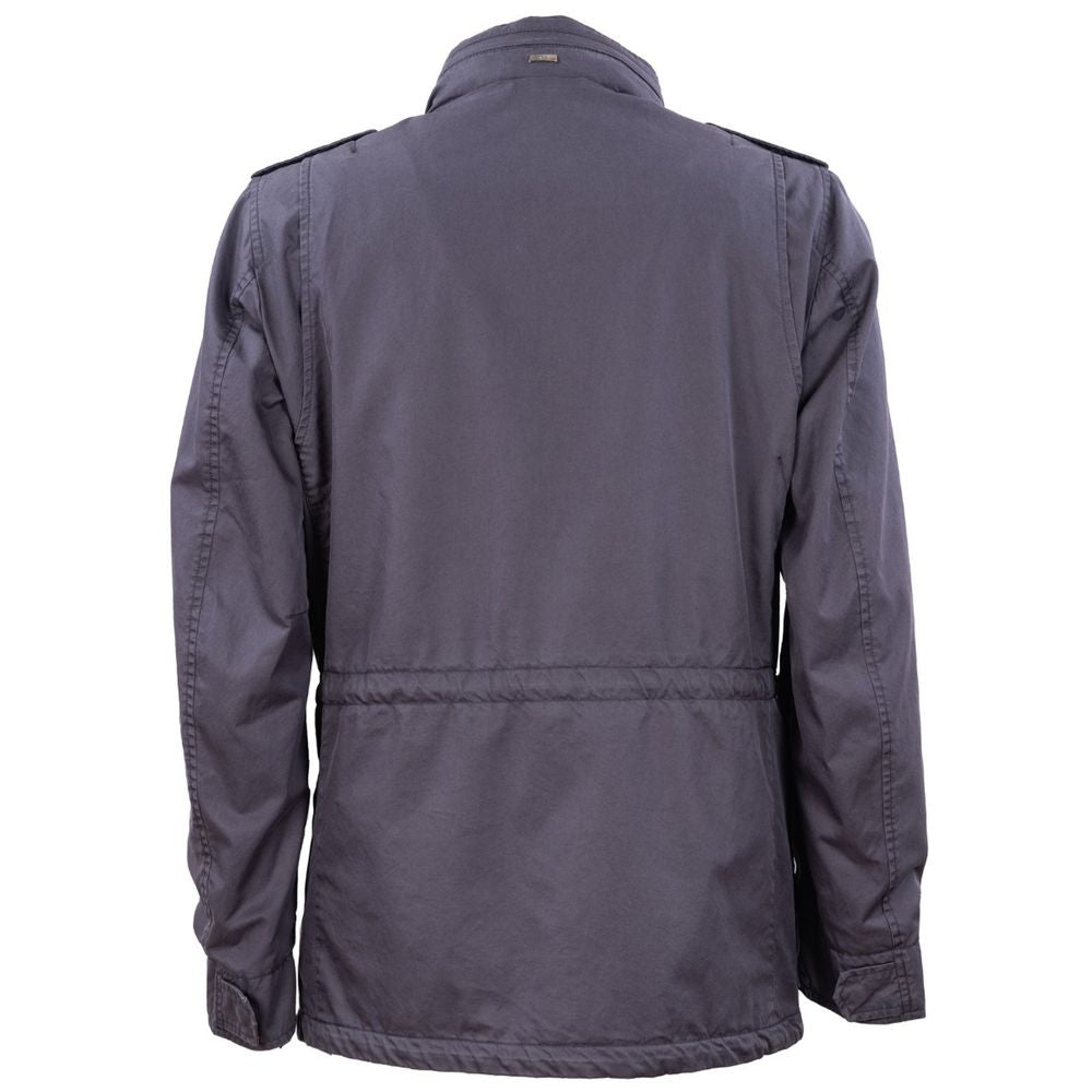 Herno Blaue Baumwolljacke