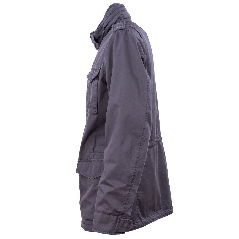 Herno Blaue Baumwolljacke