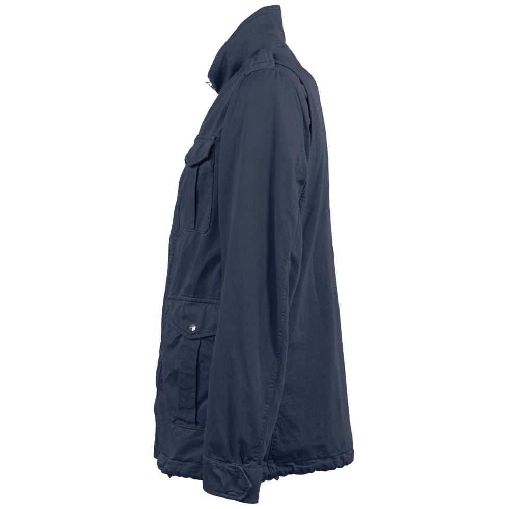 Herno Blaue Baumwolljacke