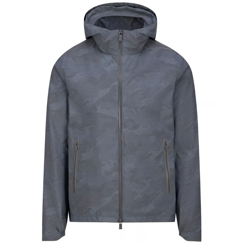 Herno Blaue Nylonjacke
