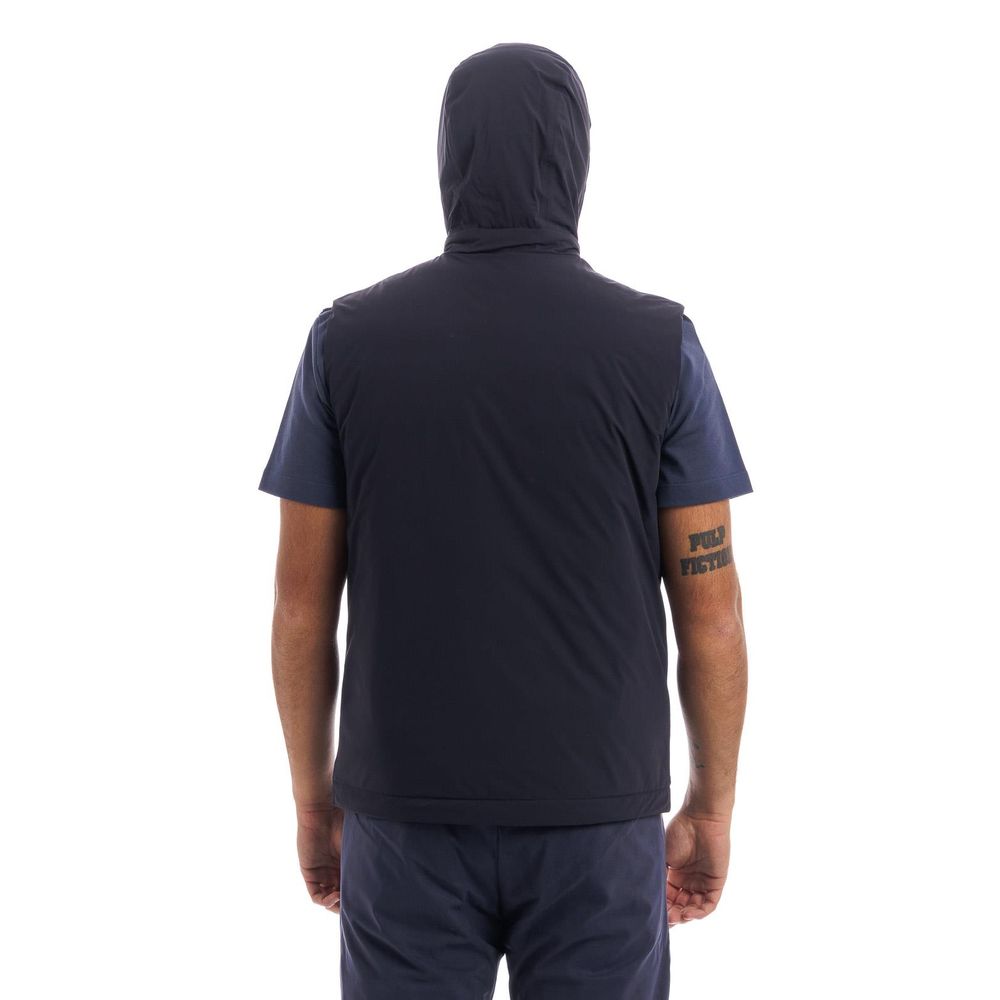 Herno Blaue Nylonweste