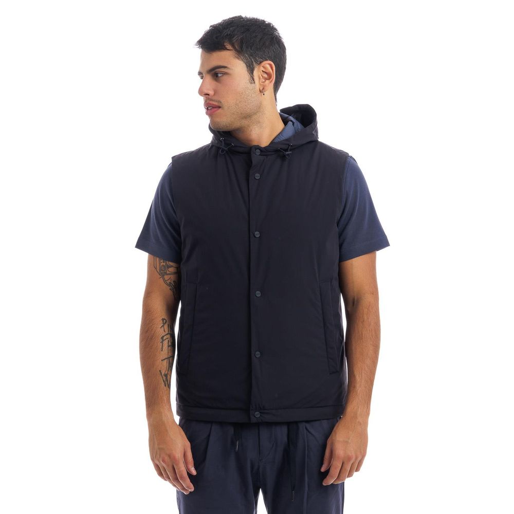 Herno Blaue Nylonweste