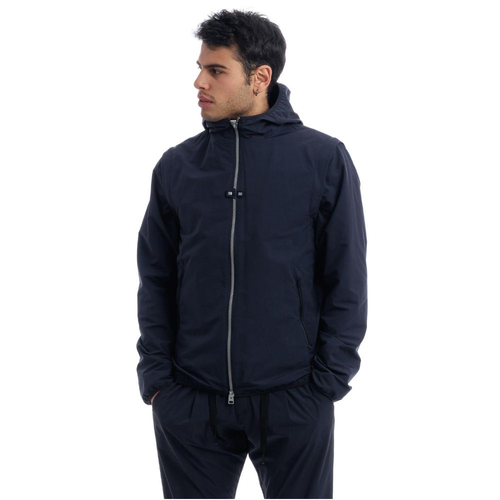 Herno Blaue Nylonjacke