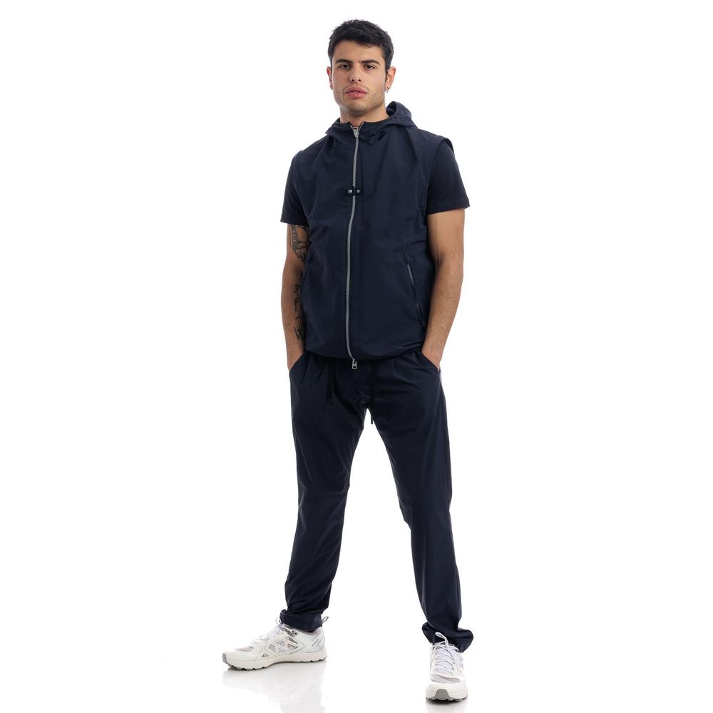 Herno Blaue Nylonjacke