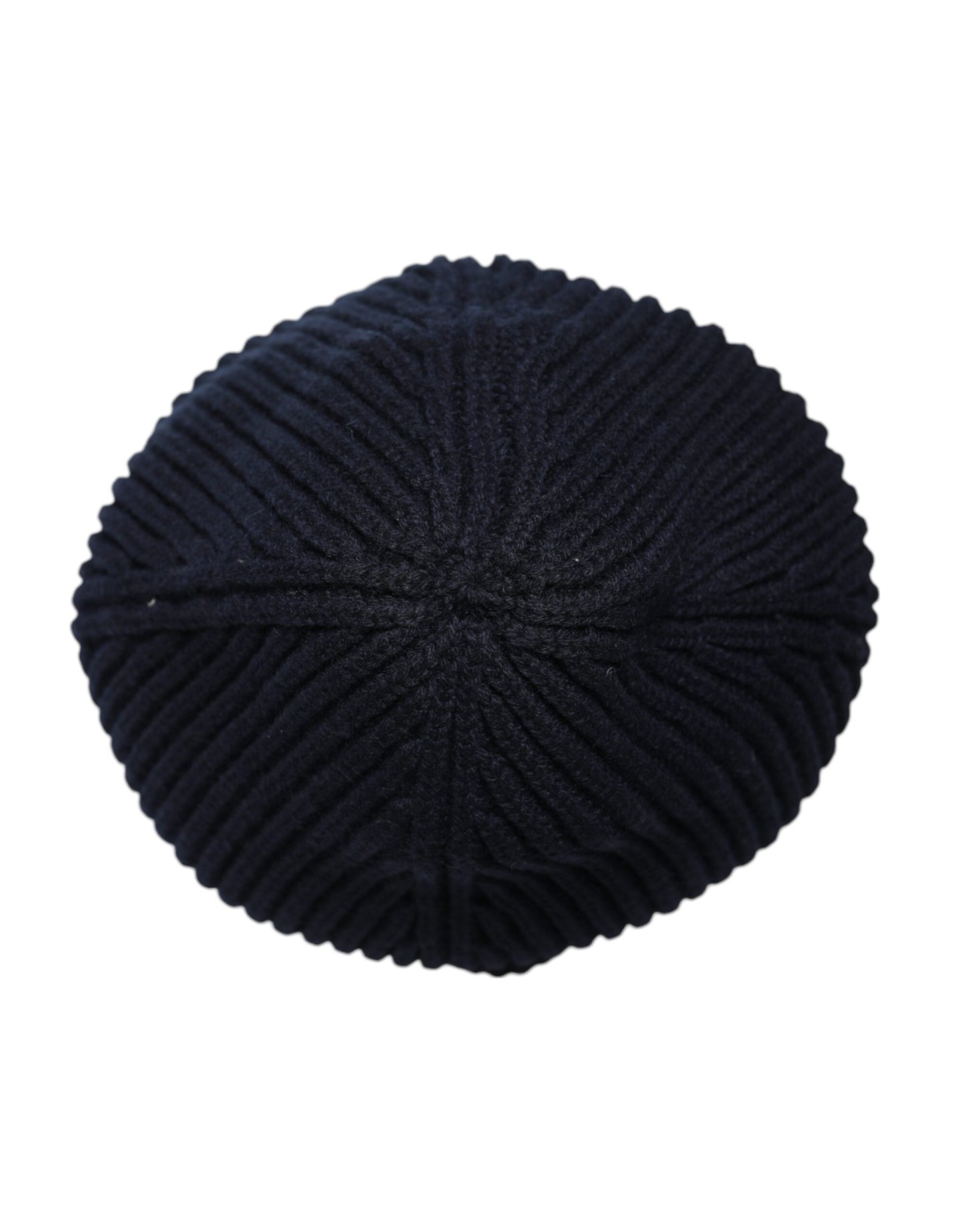 Dolce & Gabbana Schwarze Kaschmir-Strickmütze Winter Beanie