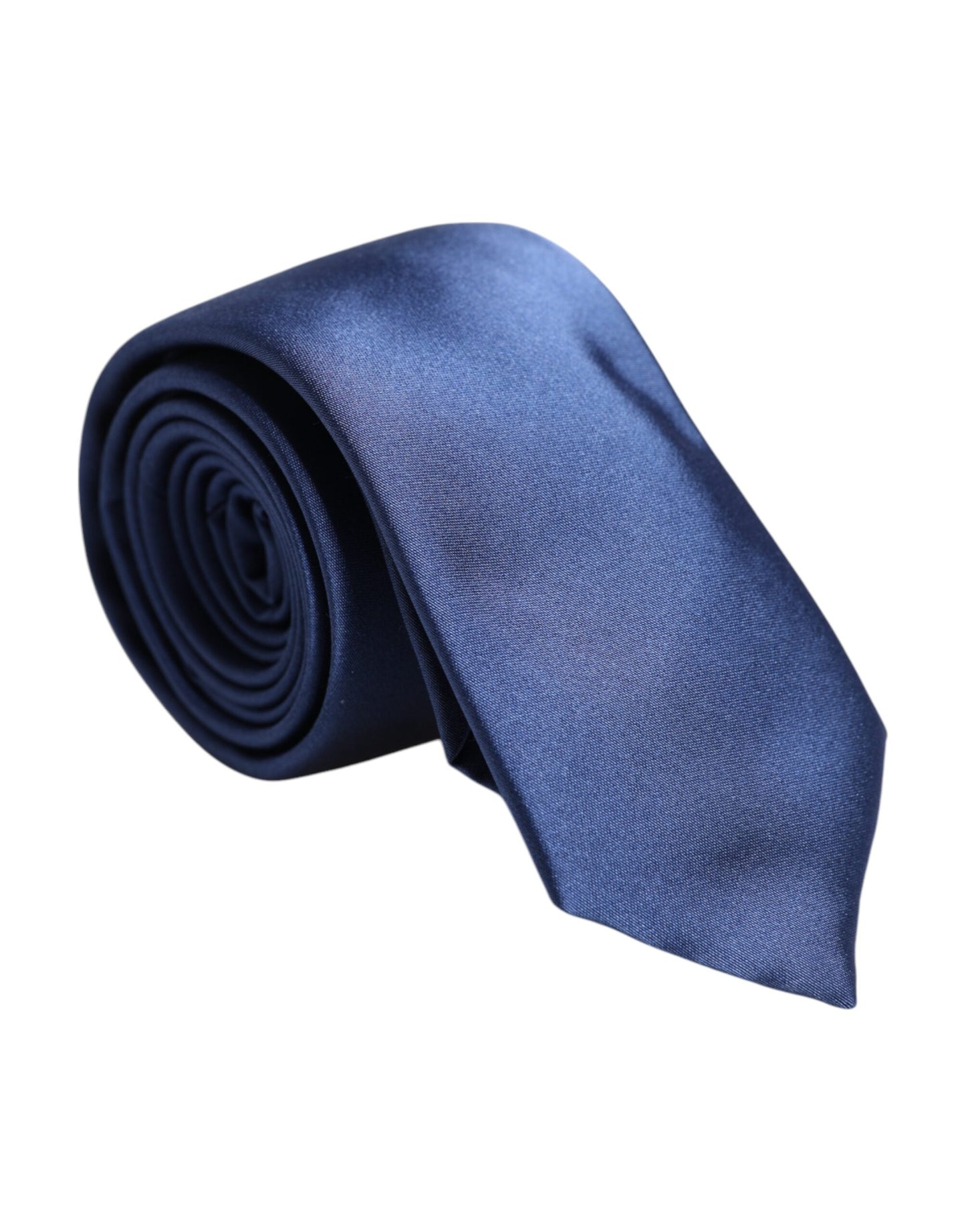 Dolce & Gabbana Blaue Seidenkrawatte einstellbar Krawatte