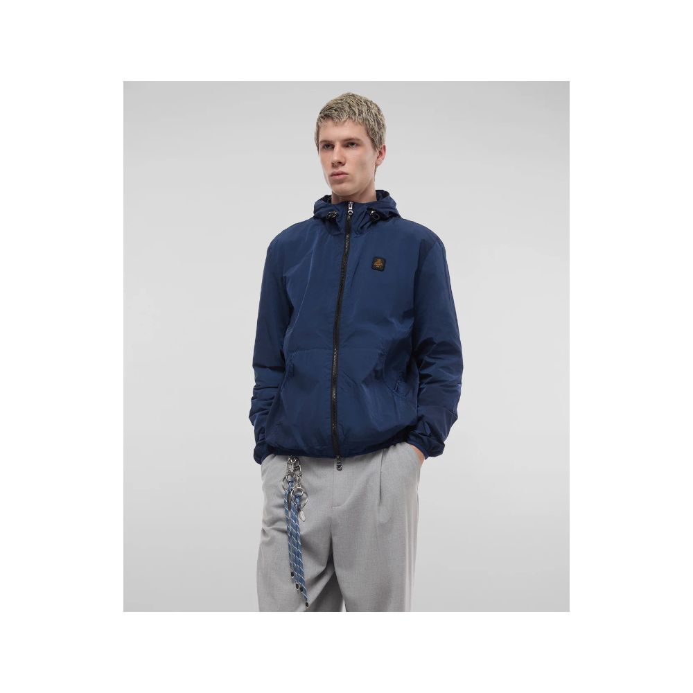 Refrigiwear Blaue Polyamid Herren Jacke
