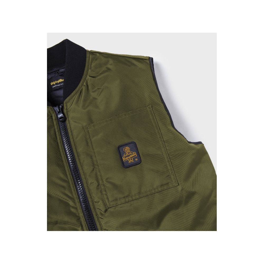 Refrigiwear Grüne Polyamid-Jacke