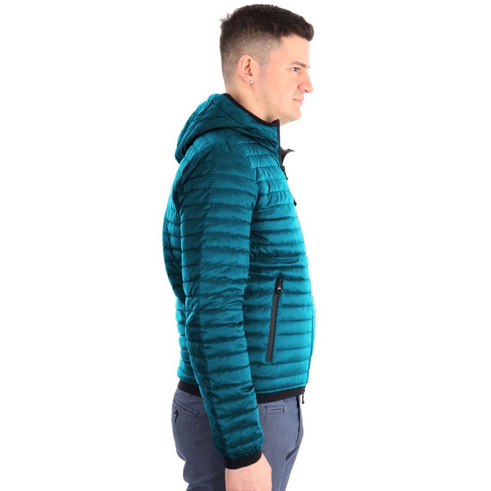 Refrigiwear Blaue Nylonjacke