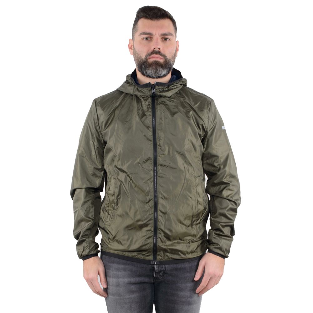 Refrigiwear Blaue Nylonjacke