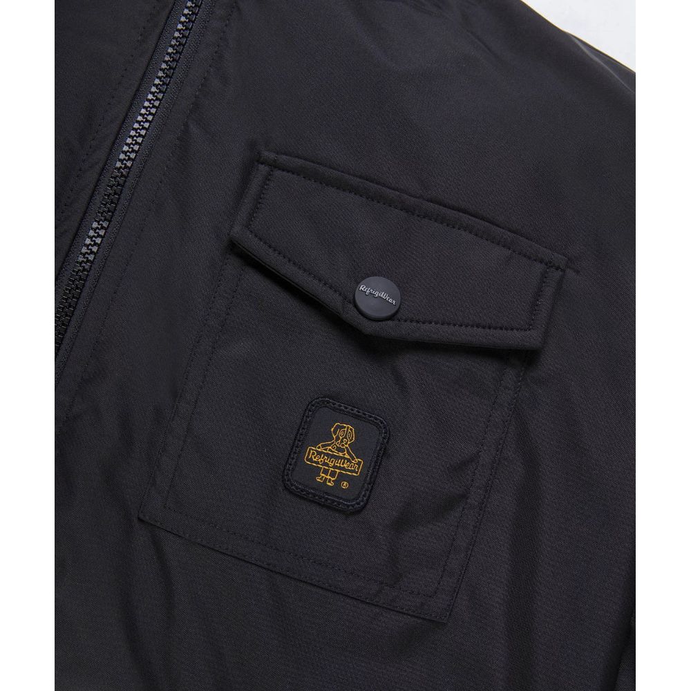 Refrigiwear Schwarze Nylonjacke