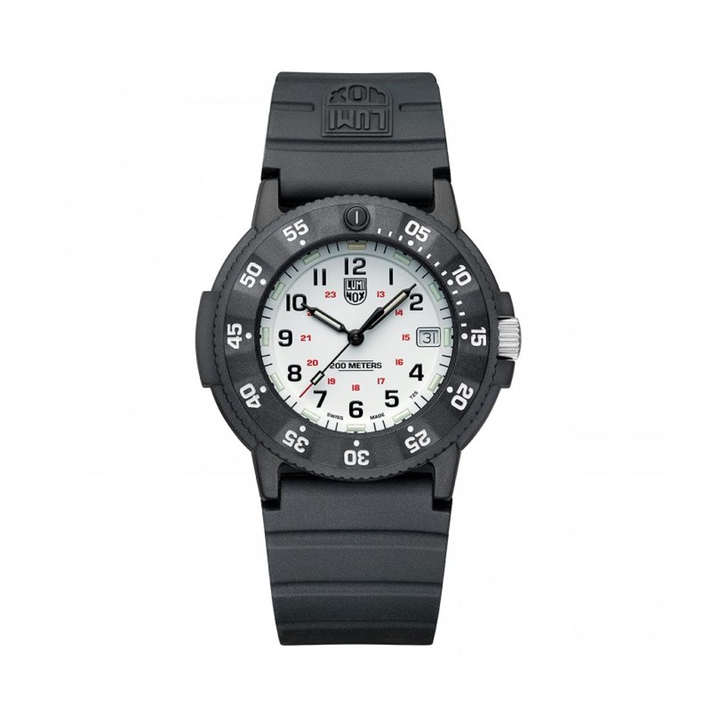 Luminox Schwarze Gummiuhr
