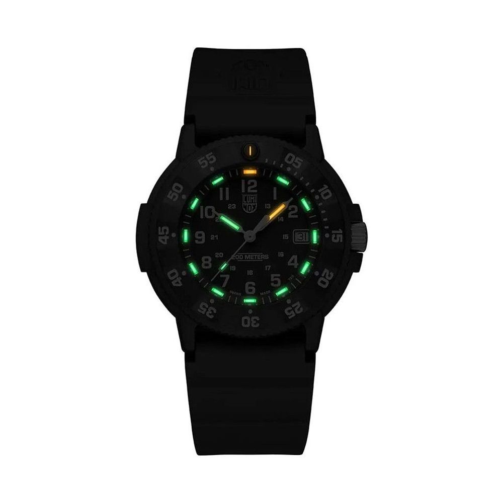 Luminox Schwarze Gummiuhr