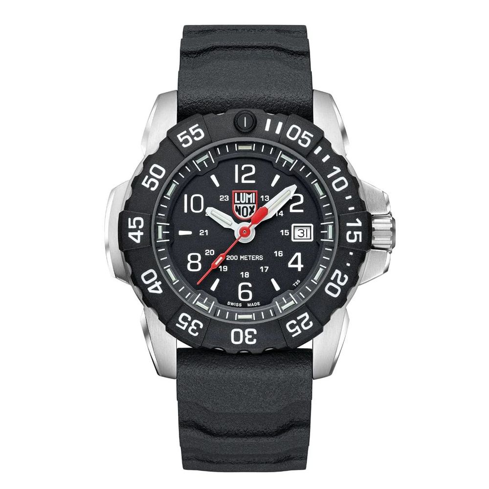 Luminox Schwarze Gummiuhr