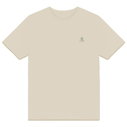 Refrigiwear Beigefarbenes T-Shirt aus Baumwolle