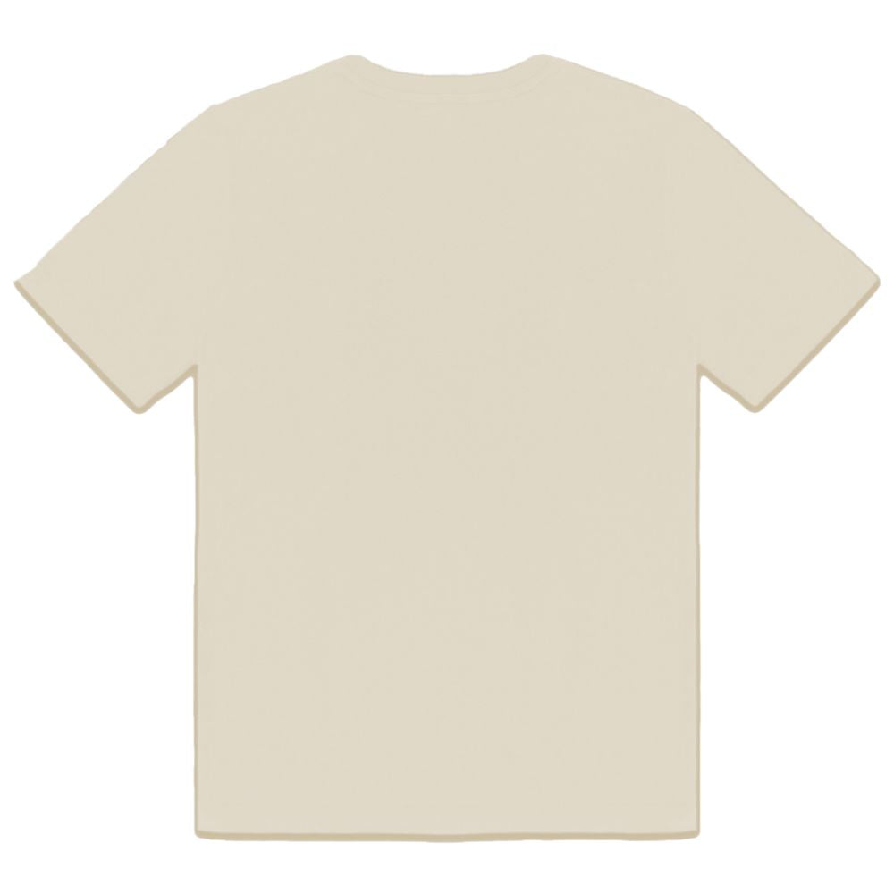 Refrigiwear Beigefarbenes T-Shirt aus Baumwolle