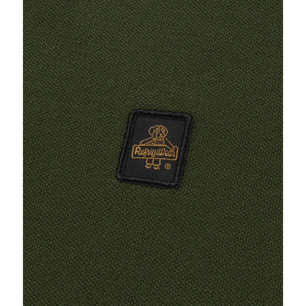 Refrigiwear Grünes Baumwoll-Poloshirt