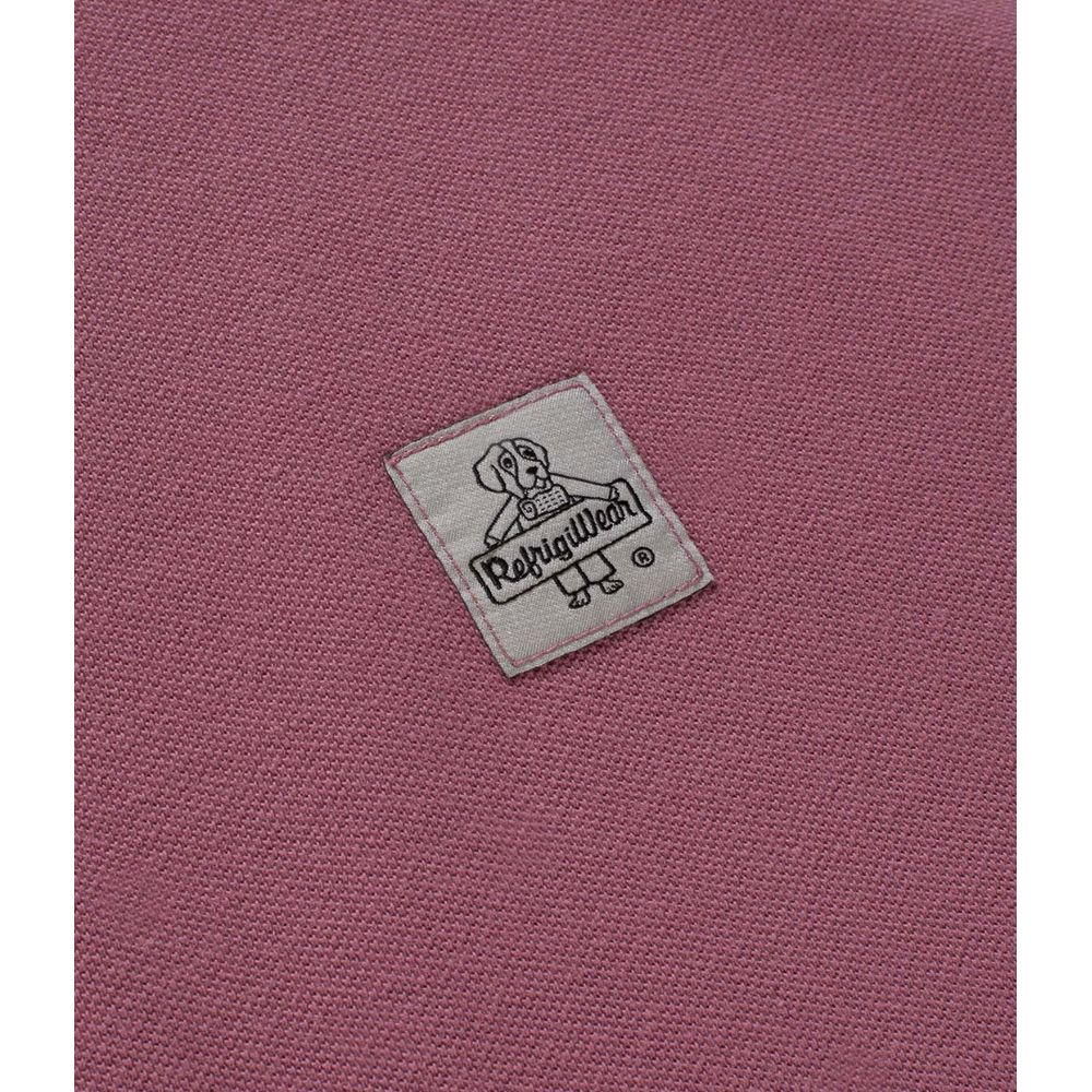 Refrigiwear Rosa Baumwoll-Poloshirt