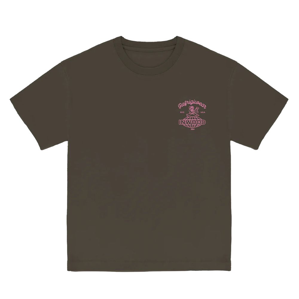 Refrigiwear T-Shirt aus brauner Baumwolle