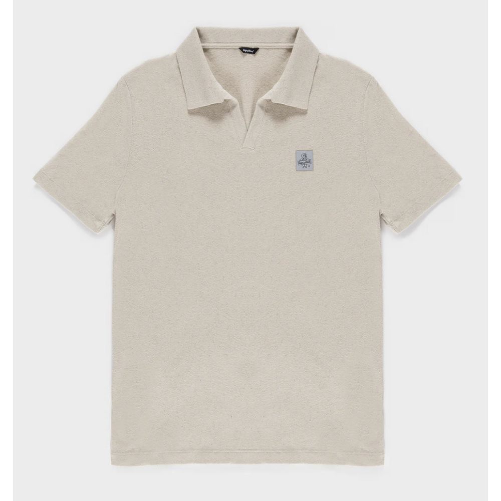 Refrigiwear Weißes Baumwoll-Poloshirt