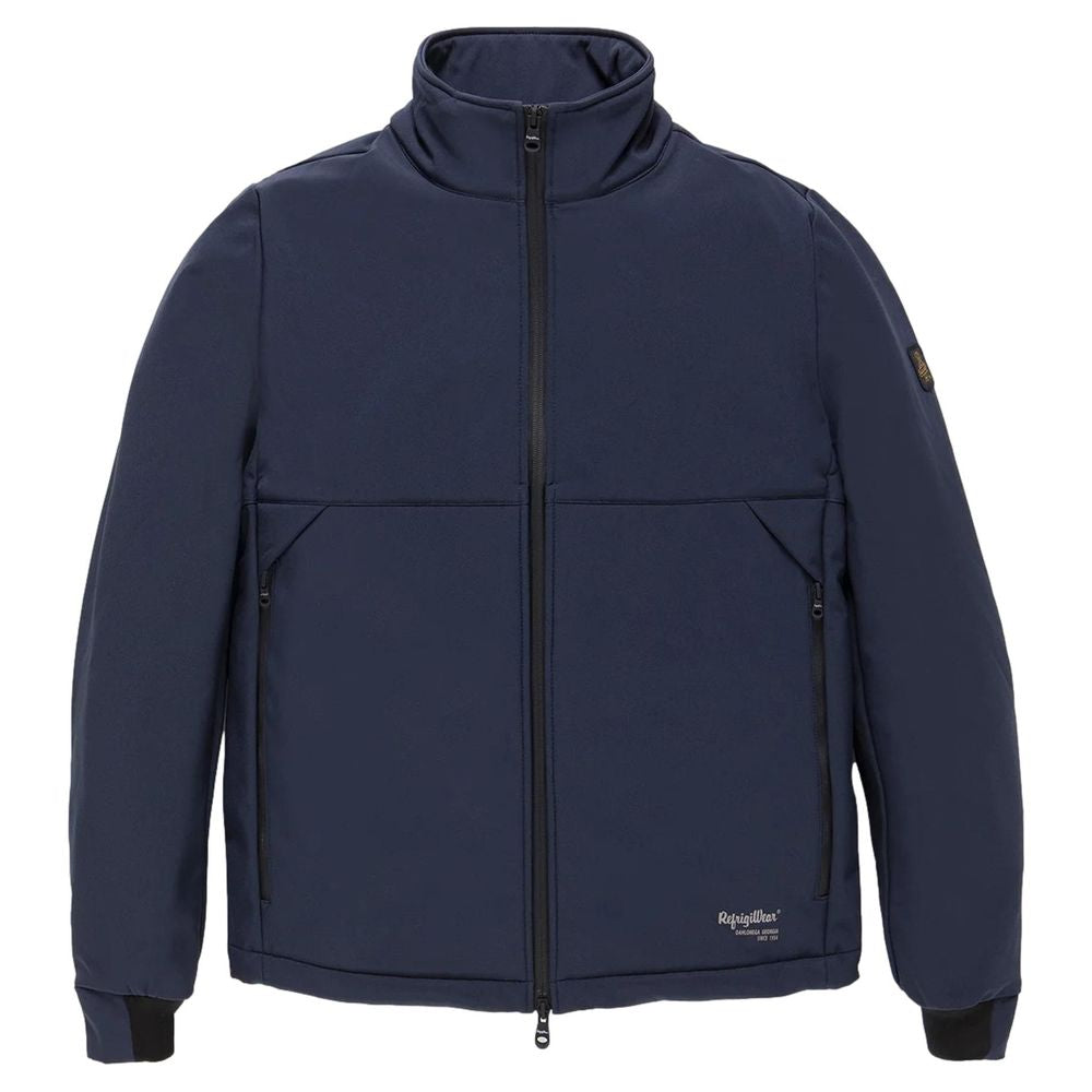 Refrigiwear Blaue Nylonjacke