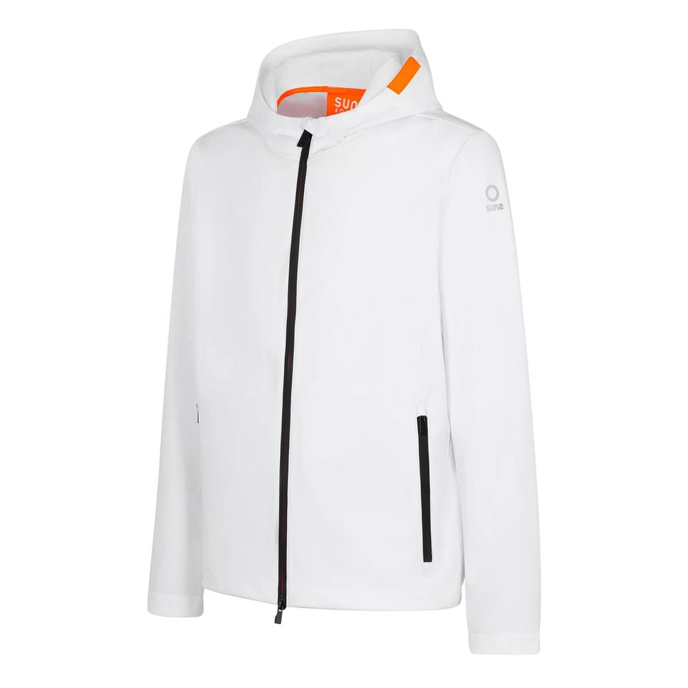 Suns Weiße Polyester-Jacke