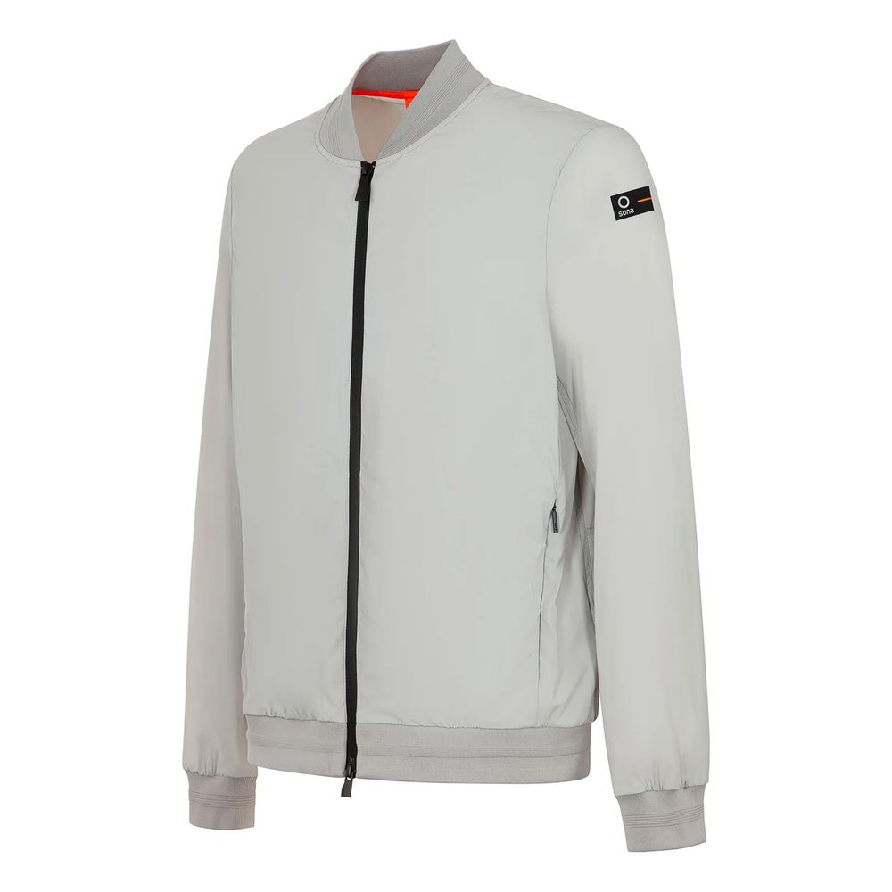 Suns Braune Nylon Herren Stretch Jacke
