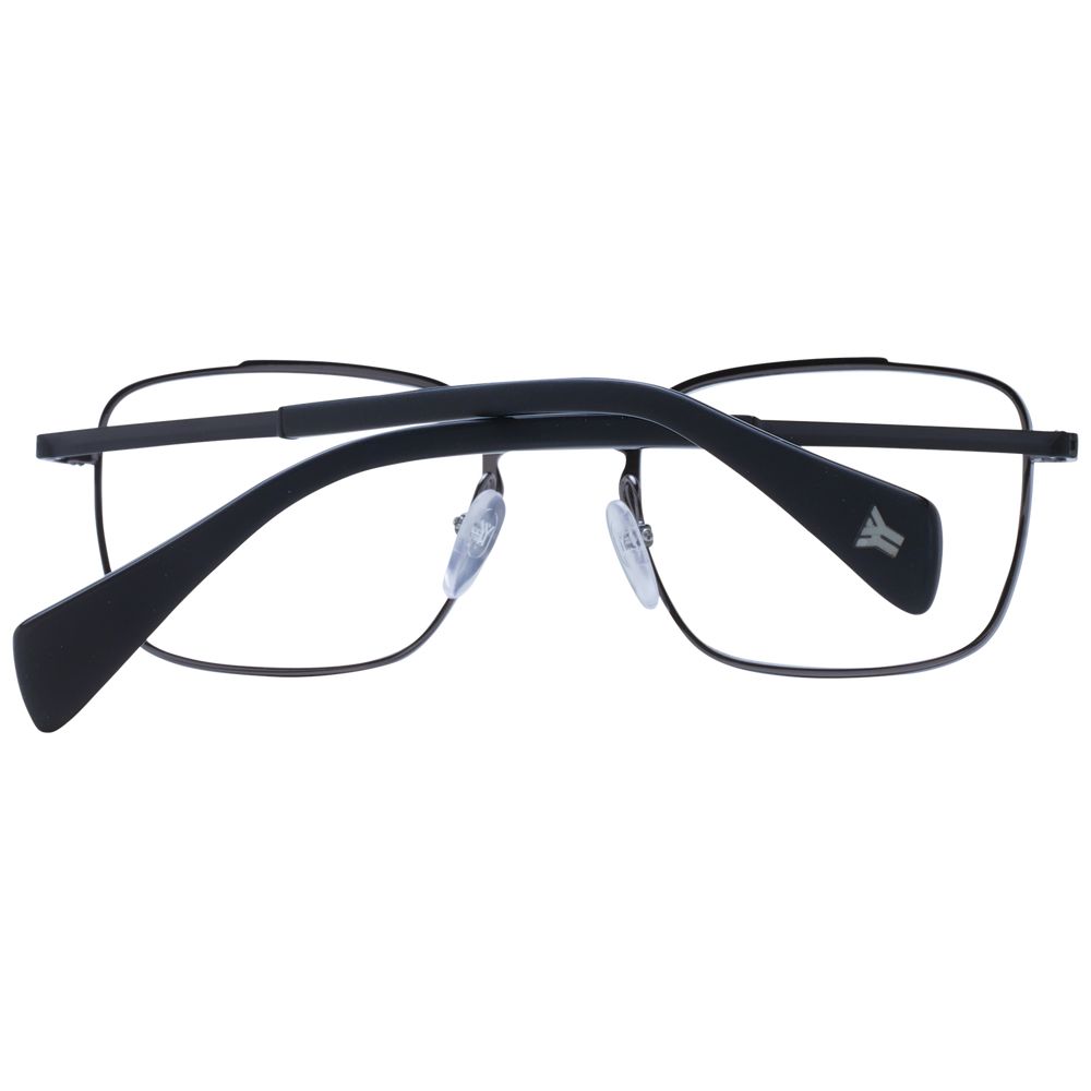 Yohji Yamamoto Brille mit schwarzem Metallrahmen