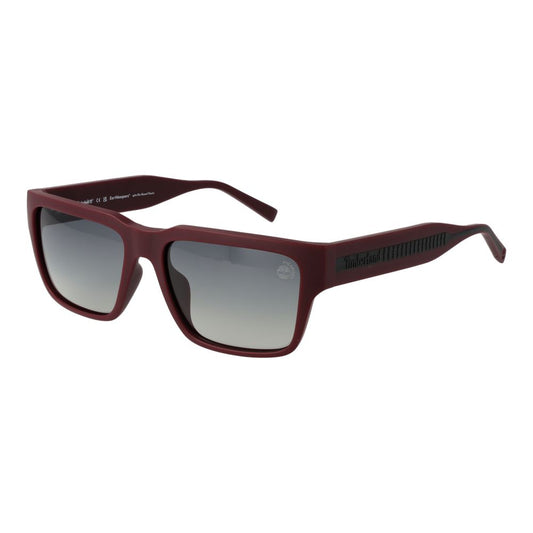 Timberland Burgunderrote Kunststoff-Sonnenbrille