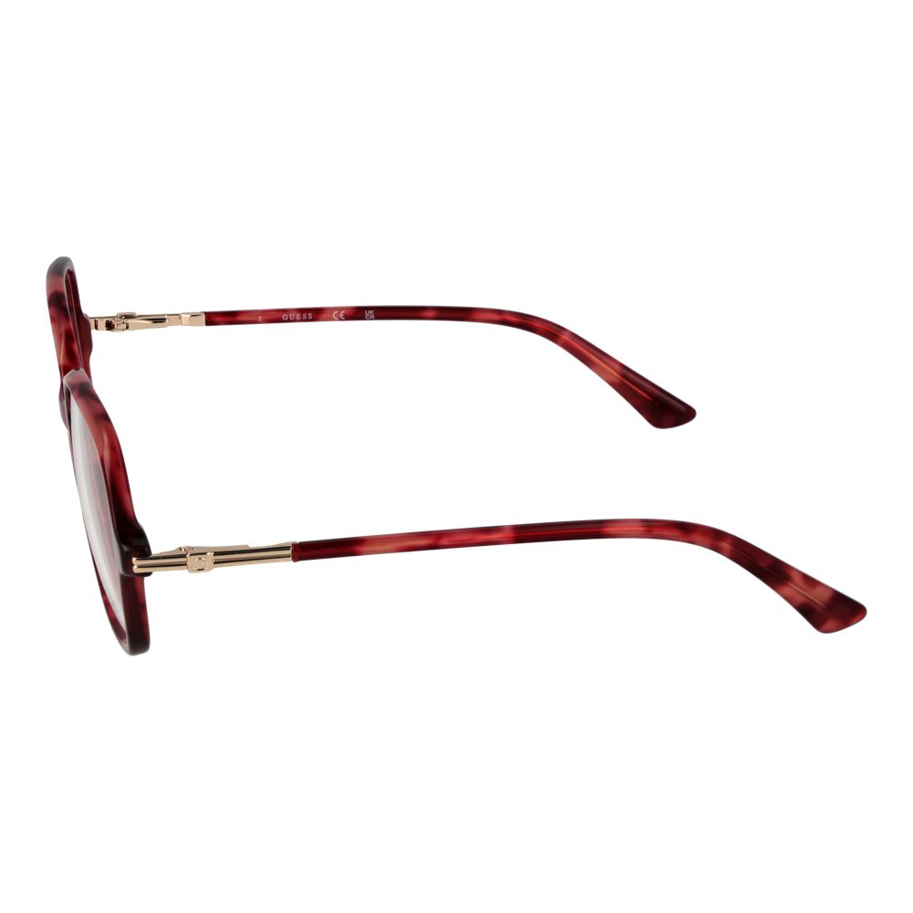 Guess Burgunderfarbene Acetat-Brille (Gestell)