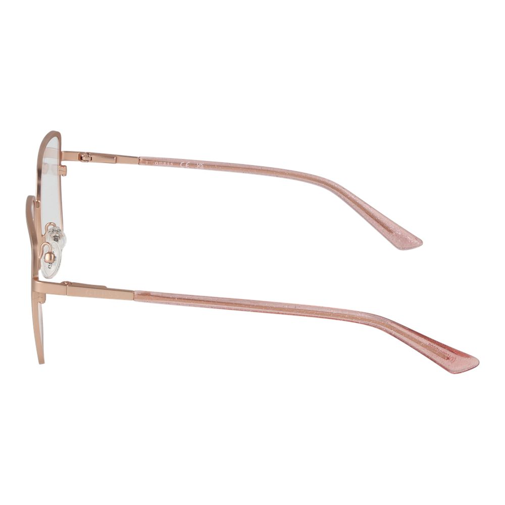 Guess Brille mit roségoldenem Metallrahmen