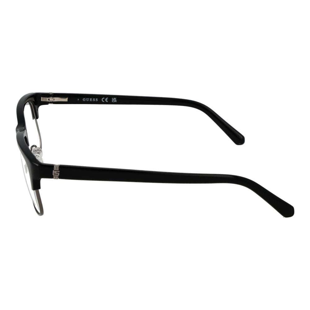 Guess Schwarze Metall- und Kunststoffbrille (Gestell)